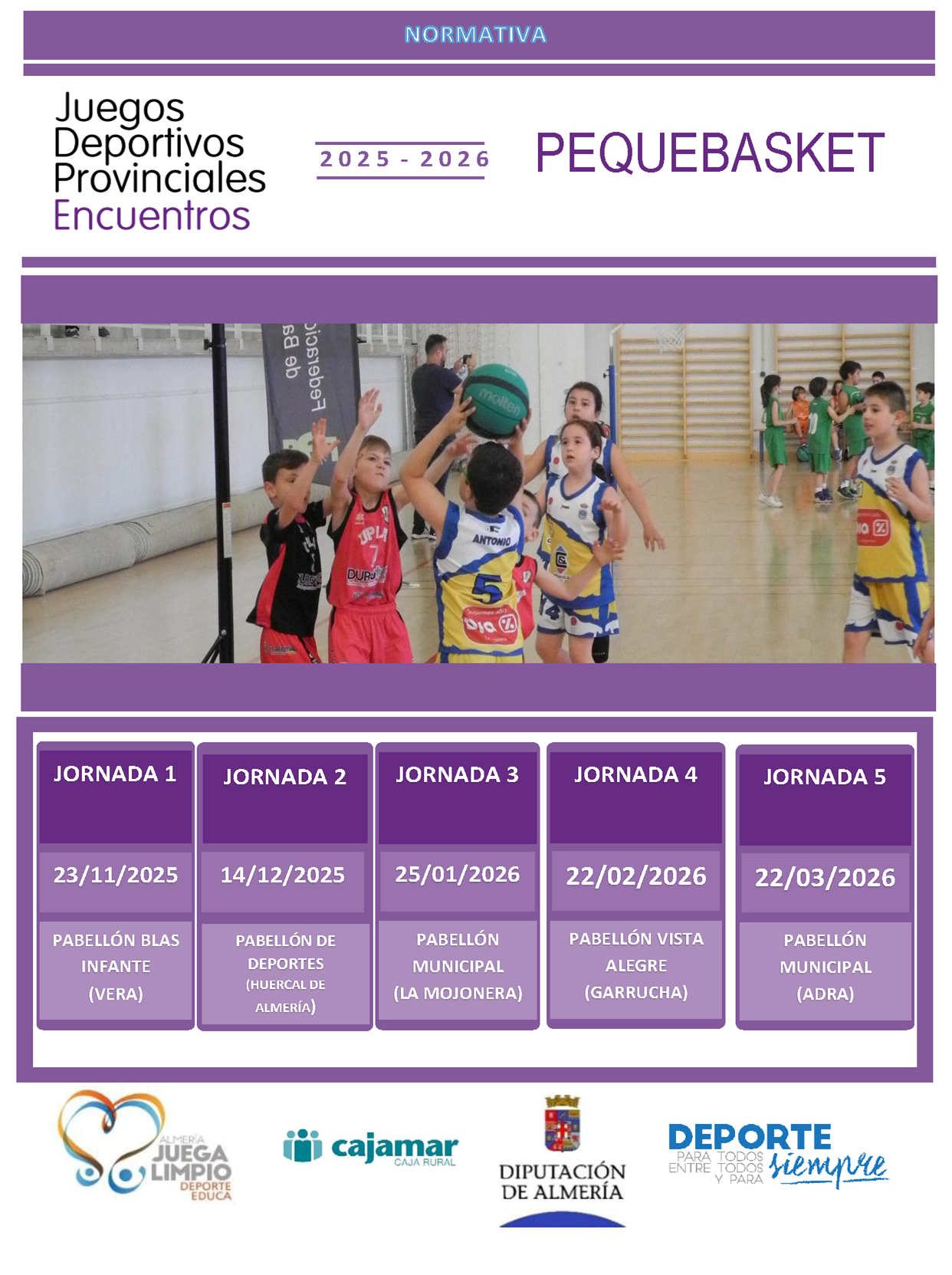Encuentros Educativos de Promoción de Peque-basket. Huércal de Almería 14-12-25
